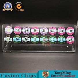 kaufen Runder Schürhaken Chips Display Holder/völlig transparenter Roulette-Kasino-Tabellen-Halter Online-Herstellung
