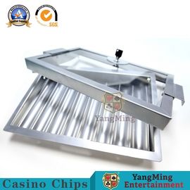 kaufen 8 / 12 Reihen asphaltieren silbriges Kasino-Chip Tray Baccarat Texes Customize Luxury-Roulettekessel-Blackjack-Tabellen-Floss Online-Herstellung