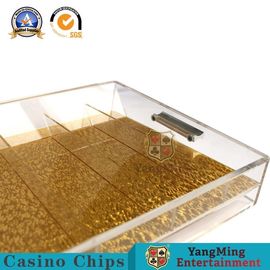 kaufen 9 Reihen-Kasino-Chip Tray Acrylic Cash Tips Poker-Tabellen-Tropfen-Kasten-doppelter Griff Online-Herstellung