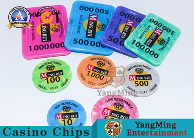 kaufen Acryl-RFID Chip Chips Baccarat Poker Table Games kann besonders angefertigt werden Online-Herstellung