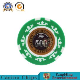 kaufen 45mm Kasino Diamond Poker Chips Sets Texas halten sie Schürhaken 13.5/G Clay Composite With Inner Metal Online-Herstellung