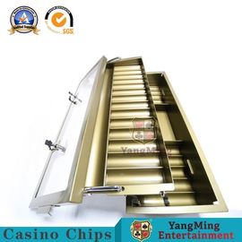 kaufen 15 der Reihen-600-800pcs Material Kasino-Chip Tray Holder-Eisen-+Lacquer Online-Herstellung