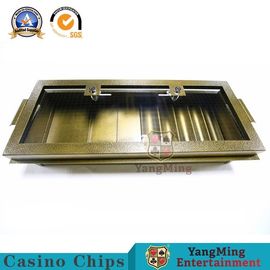 kaufen Kundenspezifischer einlagiger doppelter Verschluss asphaltieren Chips Tray Dragon Tiger Gambling Table Chips-Floss-Kasten Online-Herstellung