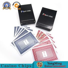 kaufen Wasser- Beweis Texas Hold sie Plattform-rote blaue Farbe der Schürhaken-Spielkarte-88*63mm Online-Herstellung