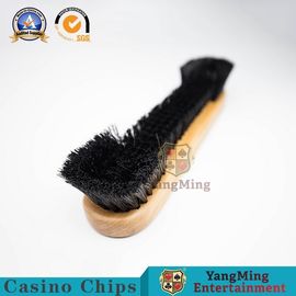 kaufen Handkasino-Spiel-Zusatz-Schürhaken-Tabellen-Plan-Holz-Farbroulettekessel-Stoff-Staub-Reinigungs-Bürste Online-Herstellung