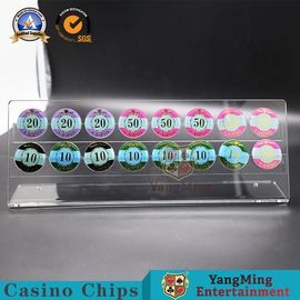 kaufen Durchmesser Roulettekessel-Bakkarat-Tabellen-Chips Holders 40mm ringsum Chips Display 16PCS Online-Herstellung
