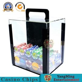kaufen Spielendes RFID Chips Acrylic Carrier Portable Poker Chip Holder With Tray For 1000 Kasino-Pokerchips der PC-40mm Online-Herstellung