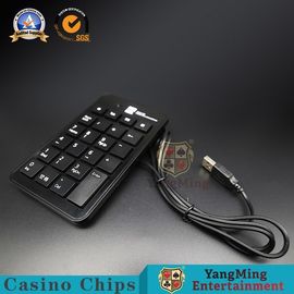 kaufen Dünner Zahl-Tastatur-Schwarz-Plastik verdrahtetes Tastatur-Tabellen-System der Bakkarat-spielenden System-USB Online-Herstellung