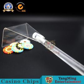 kaufen Volle transparente Kasino-Spiel-Zusatz-Acrylpokerchips harken,/teleskopische Plastikzerlegungs-spielende Chip-Rührstange Online-Herstellung