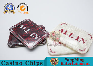 kaufen Spielender Texas-Schürhaken-Bakkarat-Blackjack-Lehm-Eisen ABS Messingpokerchip-Händler-Knopf-Schürhaken-Karten-Schutz Online-Herstellung