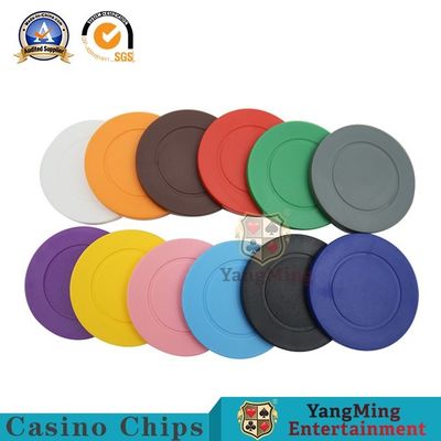 kaufen Einfarbiges rundes Plastikspiel Chips For Roulette Poker Tables Online-Herstellung