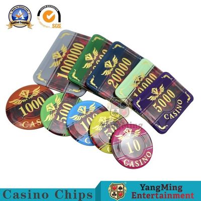 kaufen 760 PC amerikanische ABS Clay Chip Set Iron Core Chip-Münze Texas Hold sie Spiel-spezielle Anti-Fälschung Chip Factory Spot Online-Herstellung