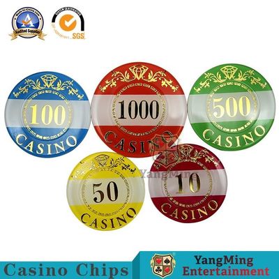 kaufen 760Pcs Acryl-Chip Set Texas Black Jack, der Chip Currency Anti-Counterfeit Plastic Chip-Stellen-Stützkundenbezogenheit bronziert Online-Herstellung