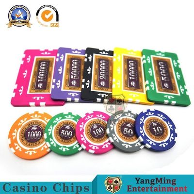 kaufen 760 PC von amerikanischen ABS entkernen Clay Chip Set Eight Crown Stickers-Anti-Fälschung Chips Texas Hold sie Chip Currency Online-Herstellung