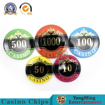 kaufen 50mm Crystal Acrylic Chips Set Texas halten sie heiße stempelnde Plastikchips Online-Herstellung