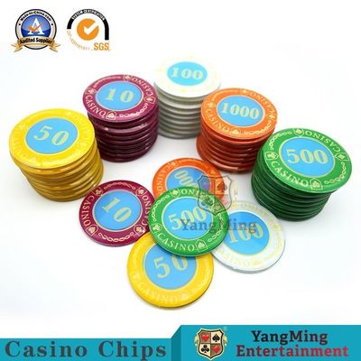 kaufen 730 PC-Acryl-Crystal Chips Set Poker Game Independent-UVveilchen Online-Herstellung
