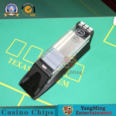 kaufen All Black Laser Barcode 8 Deck Poker Elektronischer Dealer für Standard Internationale Turniere Smart Shuffle Schuhe Online-Herstellung