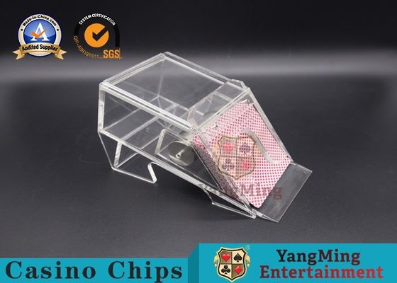 kaufen transparenter kundenspezifischer acrylsauerschuh Genehmigens750g für Bakkarat-Spieltisch Online-Herstellung