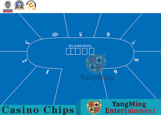 kaufen Unterhaltungs-Spiel-professioneller wasserdichter Tischdecken-Kartenspiel-Tischdecken-Hersteller Design Texas Oval Pokers 9-Bit Online-Herstellung