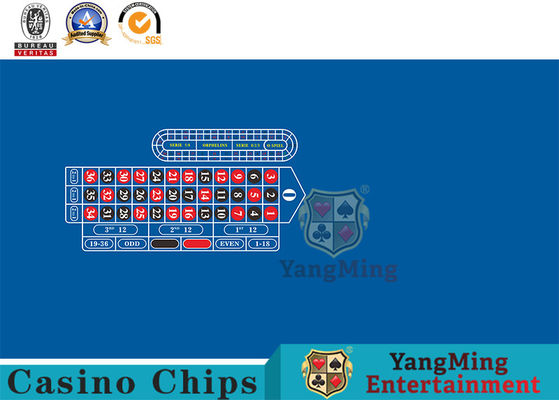 kaufen Plan Kasino-amerikanischer einzelner 0 kleiner Bet Blue Standard Roulette Pokers Chip Table Waterproof Tablecloth Entertainment Online-Herstellung