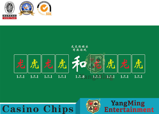 kaufen Wasserdichte Tischdecke Zustands-Schürhaken-Dragon Tiger Leopard Casino Table Layouts Online-Herstellung