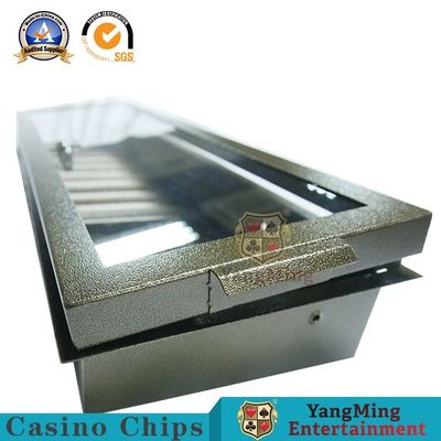 kaufen Einlagiges galvanisiertes Bronzekasino Chip Tray With Single Lock Online-Herstellung