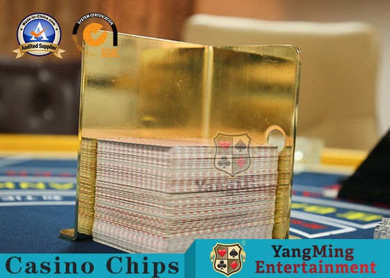 kaufen Vergolden-Kasino-Spiel-Zusätze SS 8 passt Schürhaken-Zettelhalter-Blackjack-Tischplatte zusammen Online-Herstellung