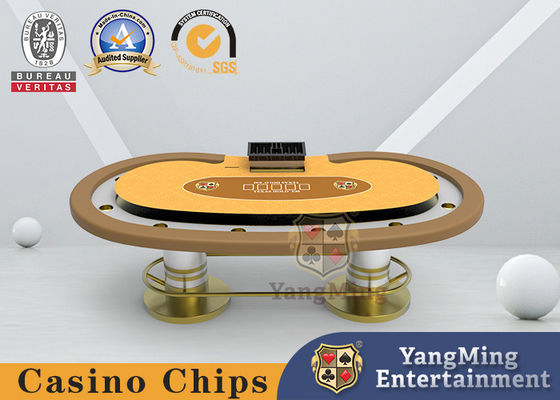 kaufen Edelstahl des Pea Shaped Texas Oval Casino-Spiel-Schachtisch-304 Online-Herstellung