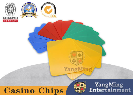 kaufen Brandneue Plastik-Schnittkarten Baccarat Casino Poker Tischspiel 4 Farben PVC-Schnittkarten Online-Herstellung