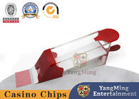 8 Sets Of Translucent Licensing Devices Casino Texas Table Thick Acrylic Table Top Licensing Boots Three Colors Optional