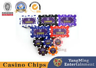 Special Clay Iron Core ABS Casino Chip Set With Box For Chess Room