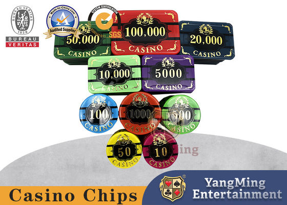 kaufen 45mm Texas Game Jackpot personifizierter Kasino-AcrylSchürhaken Chip Set Online-Herstellung