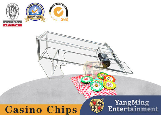 kaufen Völlig transparentes verdickt 8 Sätze Schürhaken-Patience-Acrylhändler Shuffler Online-Herstellung