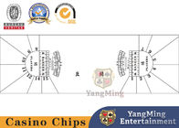 Environmentally Friendly 15 People Semicircle Casino Table Layout