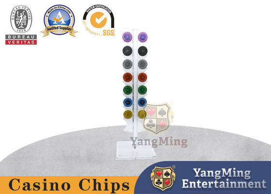 kaufen Standardacrylschürhaken Chip Holder Display der Roulette-Kasino-Tabellen-8Pcs Online-Herstellung