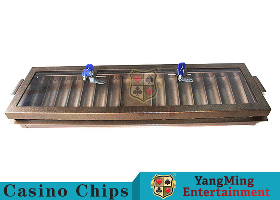 kaufen Unterhaltungs-Kasino-engagiertes Metall Chip Tray Space - Einsparung mit Reihe 14 Online-Herstellung
