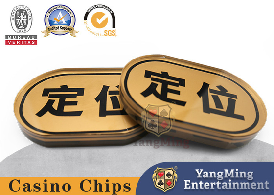 kaufen Goldener Acryl-Texas Baccarat Positioning Card Dealer-Knopf für Niuniu Online-Herstellung