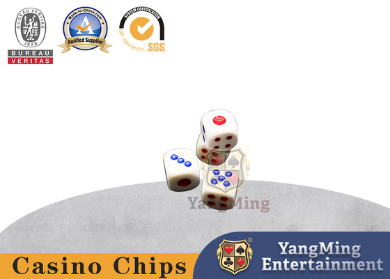 kaufen Schürhaken Chip Games Set Of 10 sechs mit Seiten versehener Standard D6 16mm würfeln weißes mit Mehrfarbenzacken Online-Herstellung