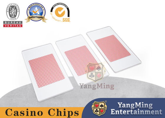 kaufen Texas Black Jack Club Customized lichtdurchlässiger AcrylsauerMatte Playing Card Pressing Board Online-Herstellung