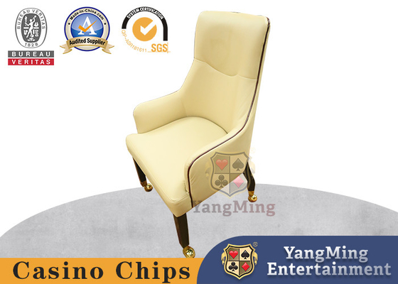 kaufen Star Hotel Custom Metal Pulley Leder Massivholz Bar Stuhl Texas Club Spieler Stuhl Online-Herstellung