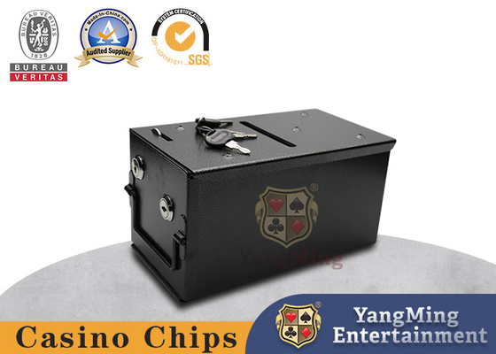 kaufen Texas Holdem Gaming Table Customized-Countertop-Spitzen-Karten-Metallbargeld-Kasten Online-Herstellung