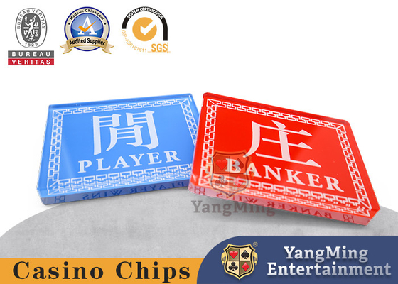 kaufen Chinesischer und englischer Banker Poker Table Accessories des Bakkarat-2 fertigte Spieler-Markierung besonders an Online-Herstellung