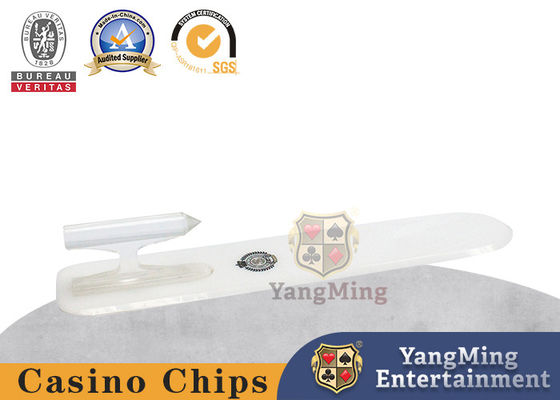Milch-weiße Acryl-Geschenkbox Casino Poker-Tischspiel Solitaire Geschenkbrett Custom Logo