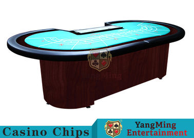 Baccarat Standard Fod Poker Tisch für 9 Spieler 80 Zoll Baccarat Poker Tisch mit Wärmesublimation Custom Printing