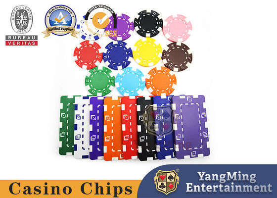 11.5g Clay Dice Chip Texas Poker Baccarat Faceless Poker Chip Casino Table Games