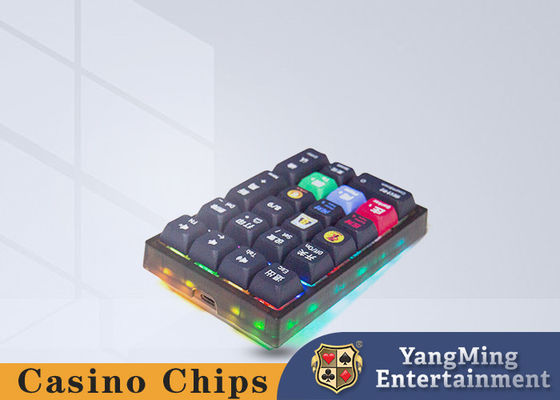 Auf der Website Baccarat Poker Tisch Eingabe Schwarz Kleine Tastatur Zweisprachige Gestaltung In Chinesisch Und Englisch