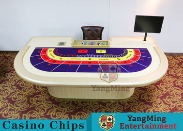 Macau VIP Casino Tisch Unterhaltung Poker Spieltisch Luxus 9 Spieler