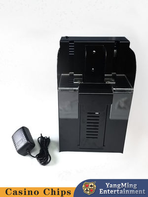 Baccarat automatische 8 Paare Poker-Schaffler, Metall-Schwarze Schale Poker-Tisch mit Spielen