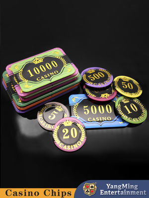 Brandneue Acryl-Poker-Chips für den Spieltisch Baccarat-Spiel Kristallchips