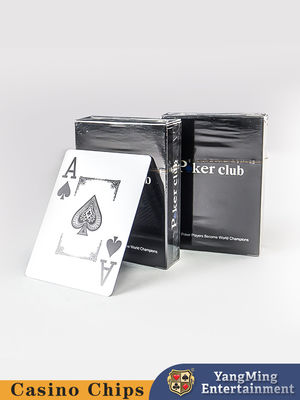 Neuer Start Poker Große zweifarbige Plastik-Spielkarten Hochwasserdicht Große Buchstaben Blumendruck Spielkarten